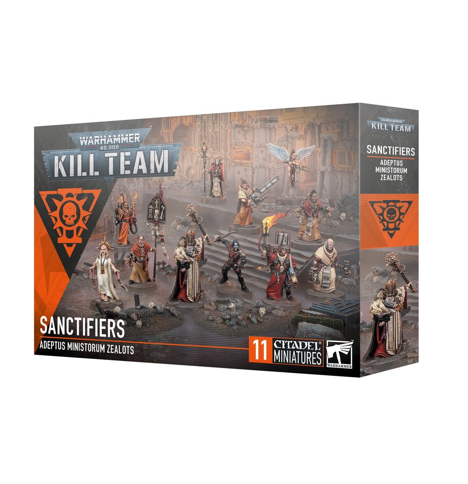 Sanctifiers Kill Team miniatures Warhammer 40K box set – front packaging
