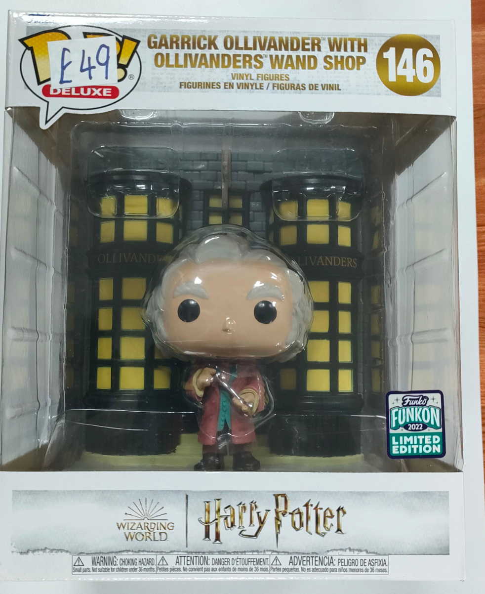 Garrick Ollivander with Ollivanders Wand Shop - Chester Le Geek