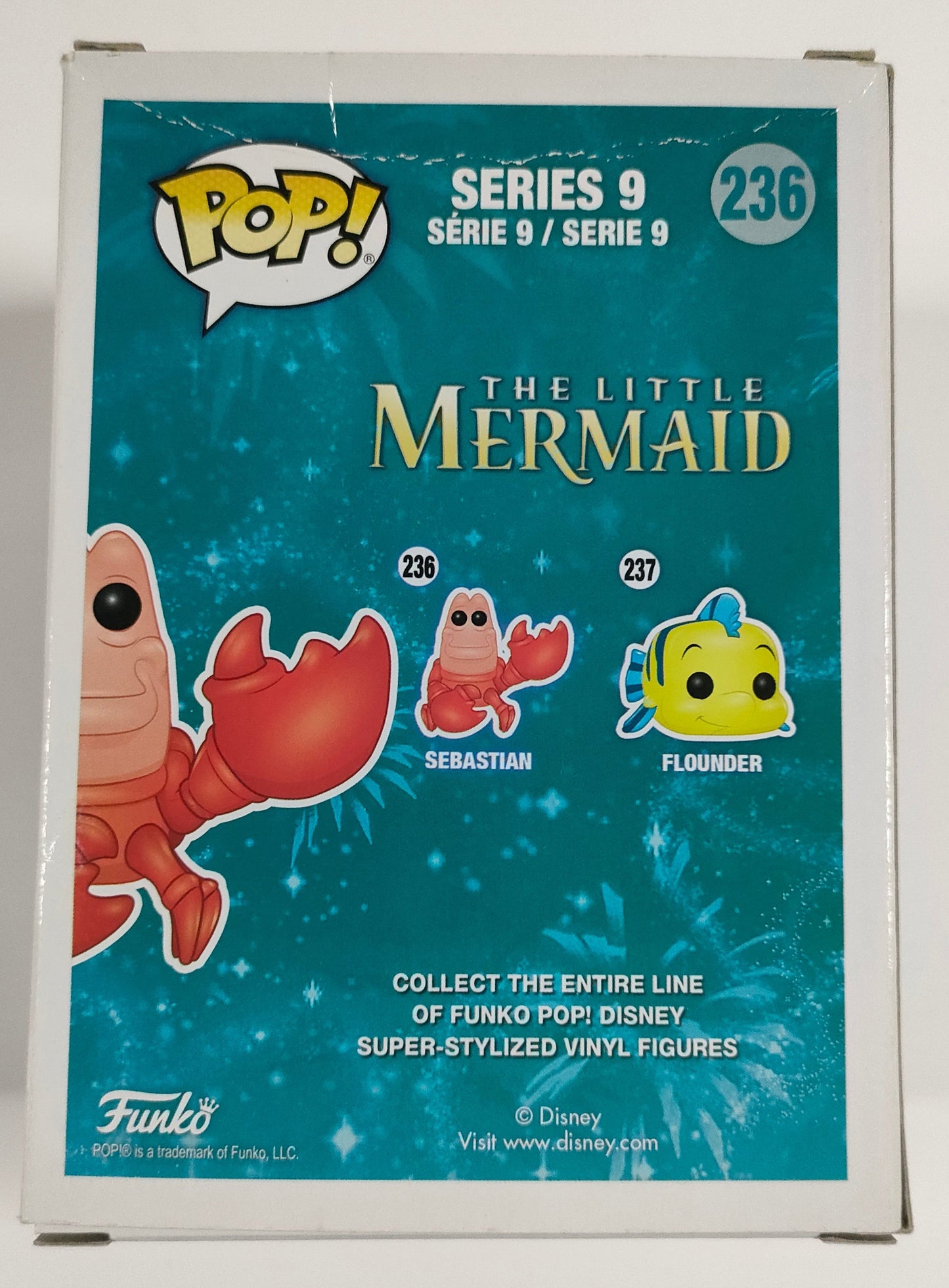 Sebastian - The Little Mermaid - 236 Funko Pop Vinyl - Chester Le Geek