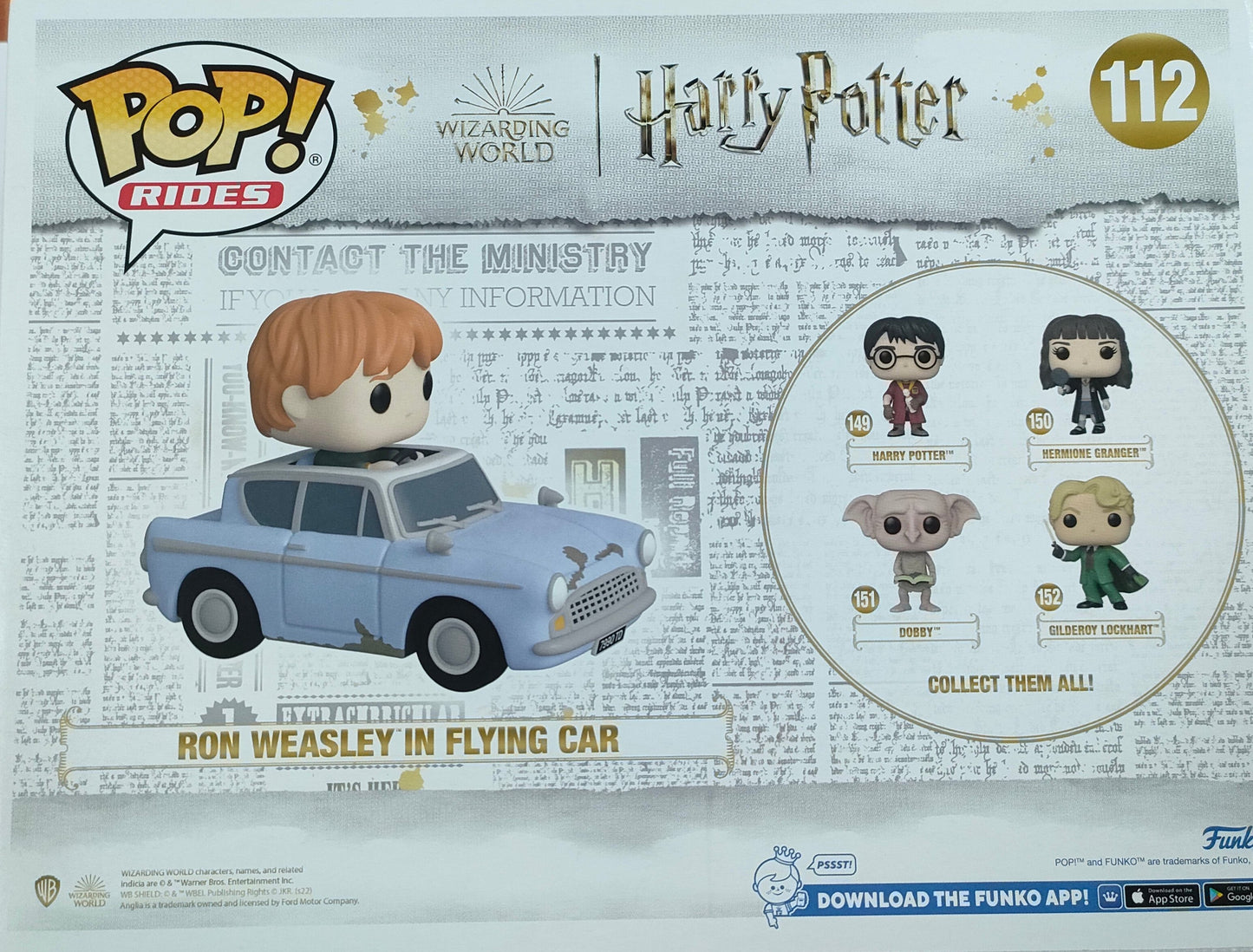 Ron Weasley In Flying Car - PoP - Chester Le Geek