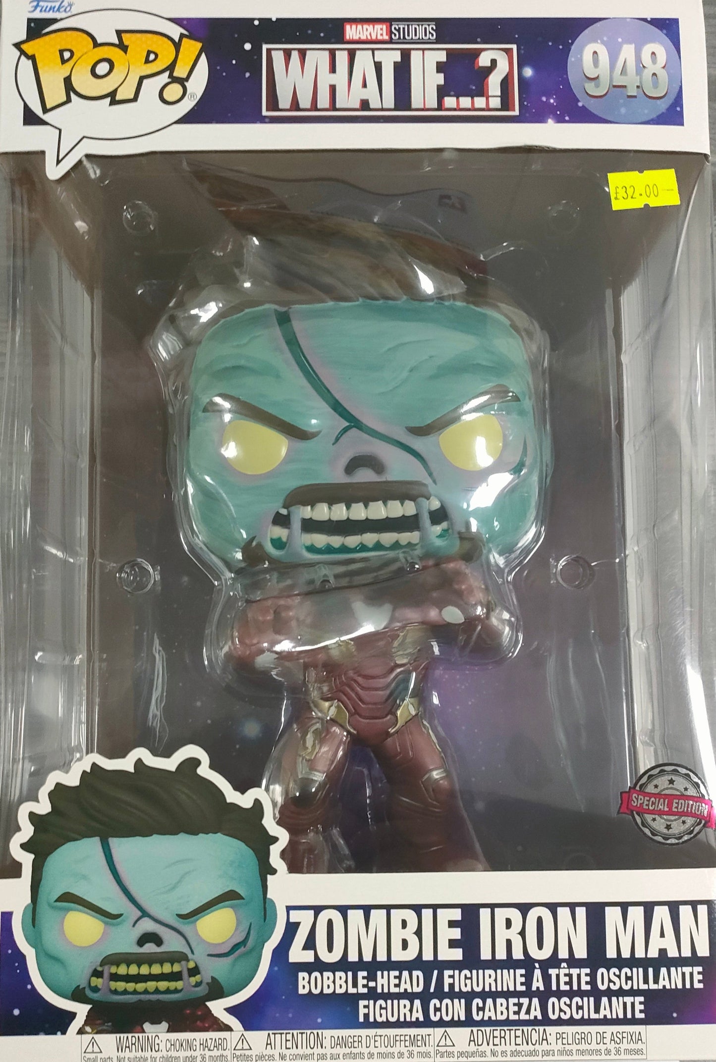 Oversized Funko Pop! - Zombie Iron Man