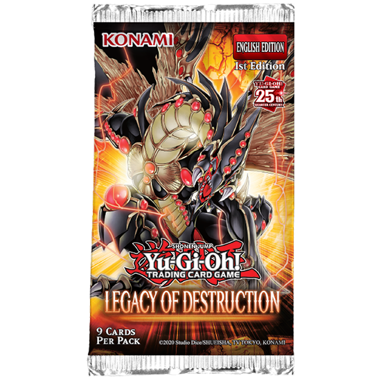 Yu-Gi-Oh Legacy Of Destruction - Booster Packs - Chester Le Geek