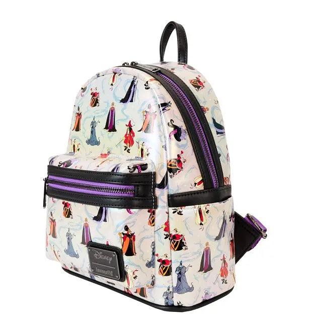 Loungefly Disney Villains Iridescent Mini Backpack