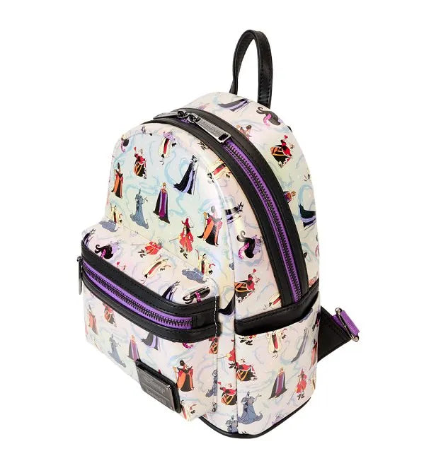 Loungefly Disney Villains Iridescent Mini Backpack