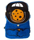Sesame Street by Loungefly Plush Mini Backpack Cookie Monster