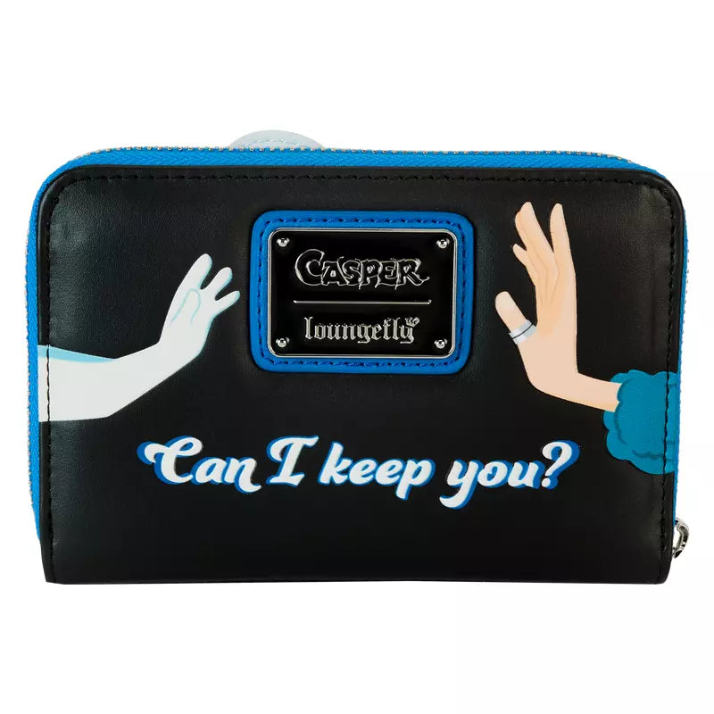 Loungefly Casper the Friendly Ghost Glow Zip Around Wallet