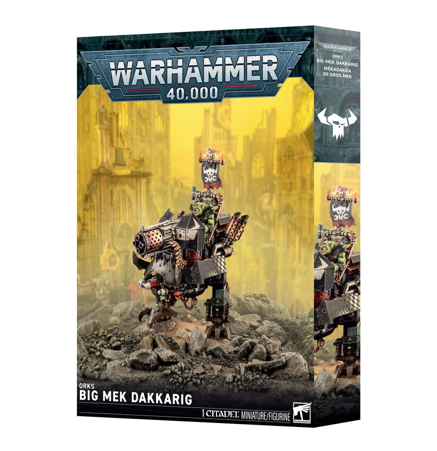 Big Mek Dakka Rig boxed Chester Le Geek, Durham UK
