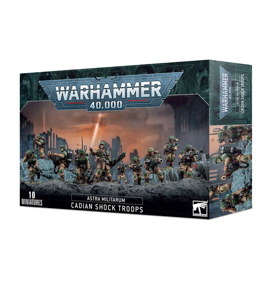 Astra Militarum: Cadian Shock Troops - Chester Le Geek