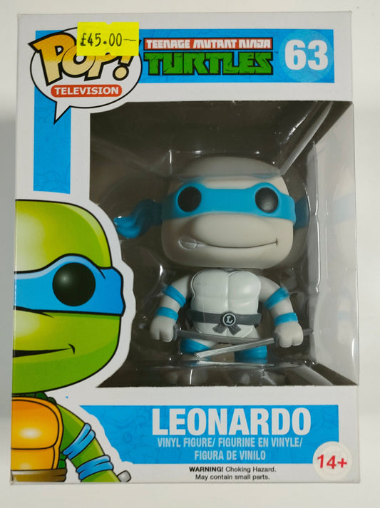 Funko Pop! LEONARDO #63 Teenage Mutant Ninja Turtles TMNT - Chester Le Geek