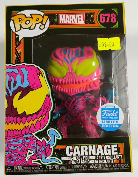 Carnage - #678 - Funko Pop! - Marvel - Funko Limited Edition - Chester Le Geek