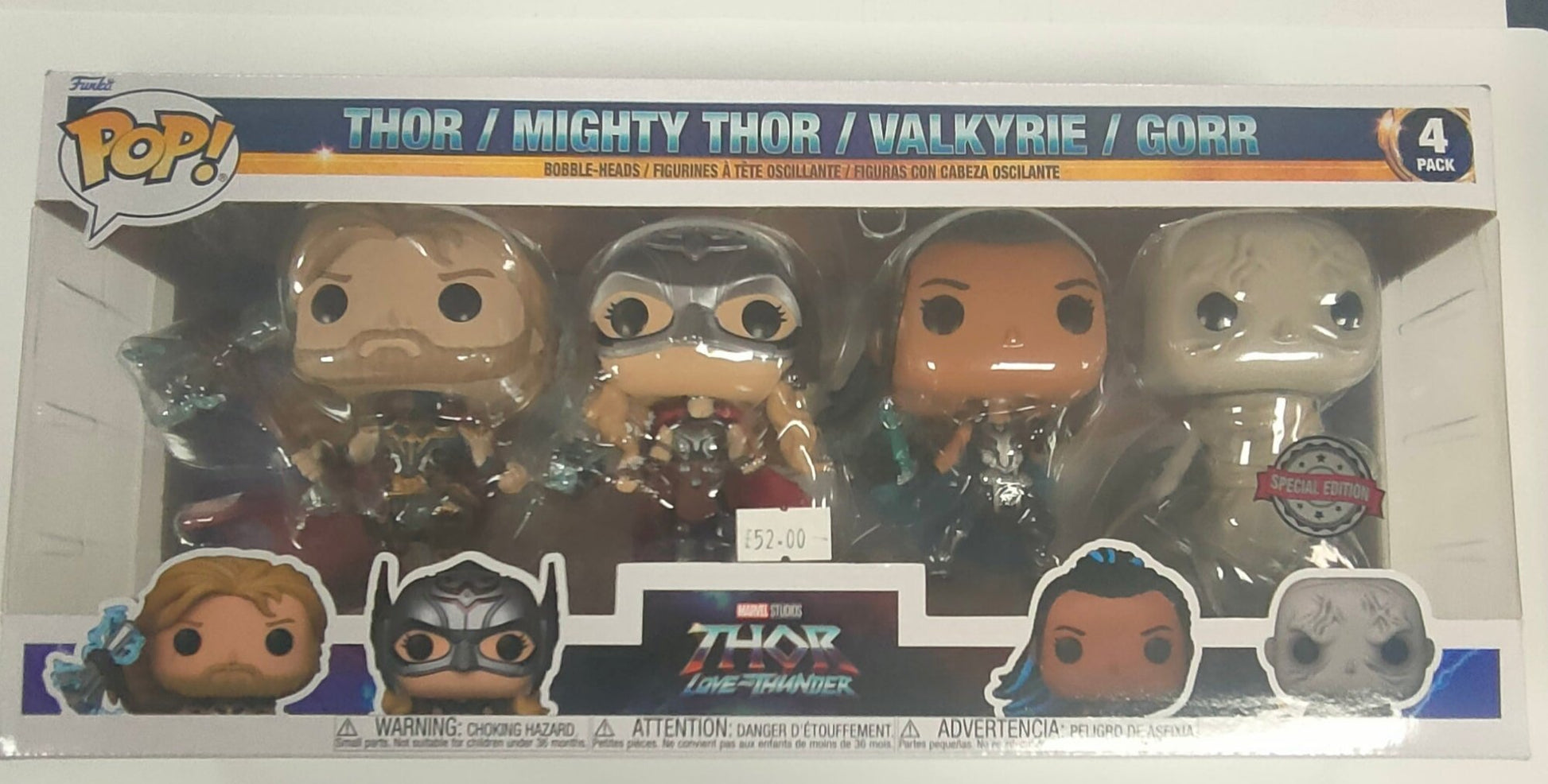 Thor Love & Thunder - 4 Pack - Special Edition - Chester Le Geek