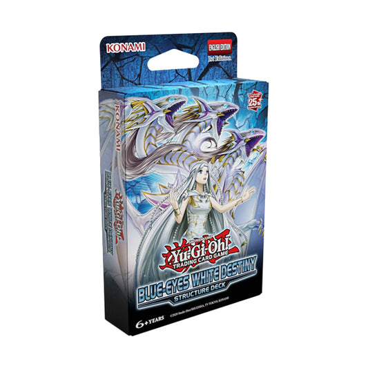 Yu-Gi-Oh! TCG Blue-Eyes White Destiny Structure Deck Unlimited Reprint box and cards