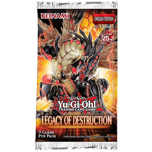 Yu-Gi-Oh Legacy Of Destruction - Booster Packs - Chester Le Geek