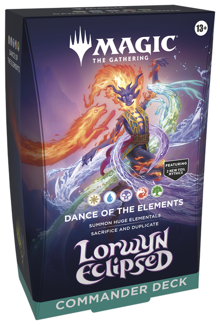 Dance of the Elements Commander Deck Front view