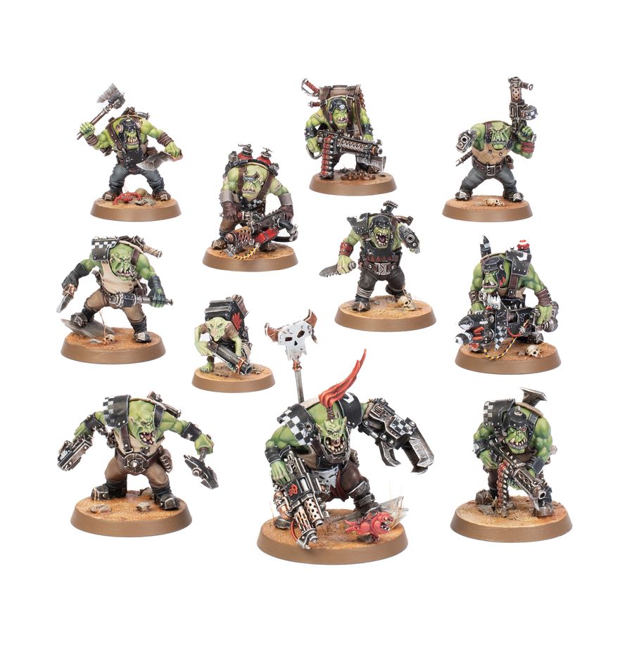 10 Warhammer 40k Ork Boyz- Buy now at Chester-le-Geek