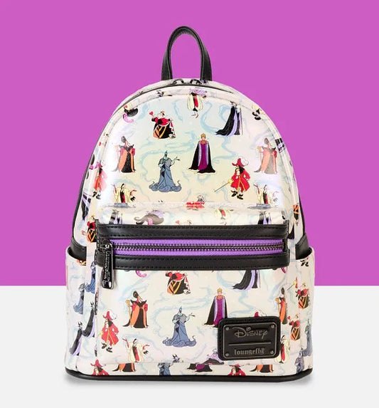 Loungefly Disney Villains Iridescent Mini Backpack