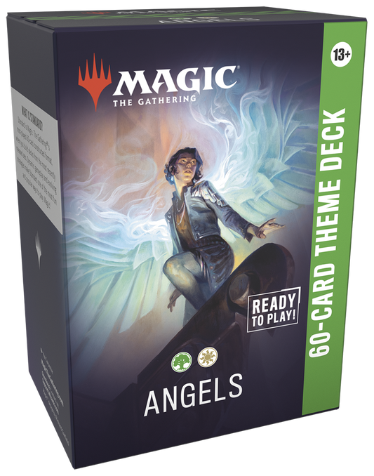 Magic the Gatherin Angels Deck front image with Angel image and white lettering