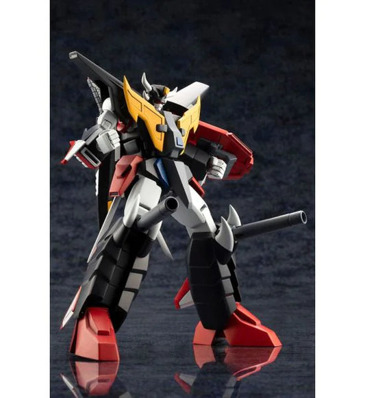 Toy robot model with a dark background